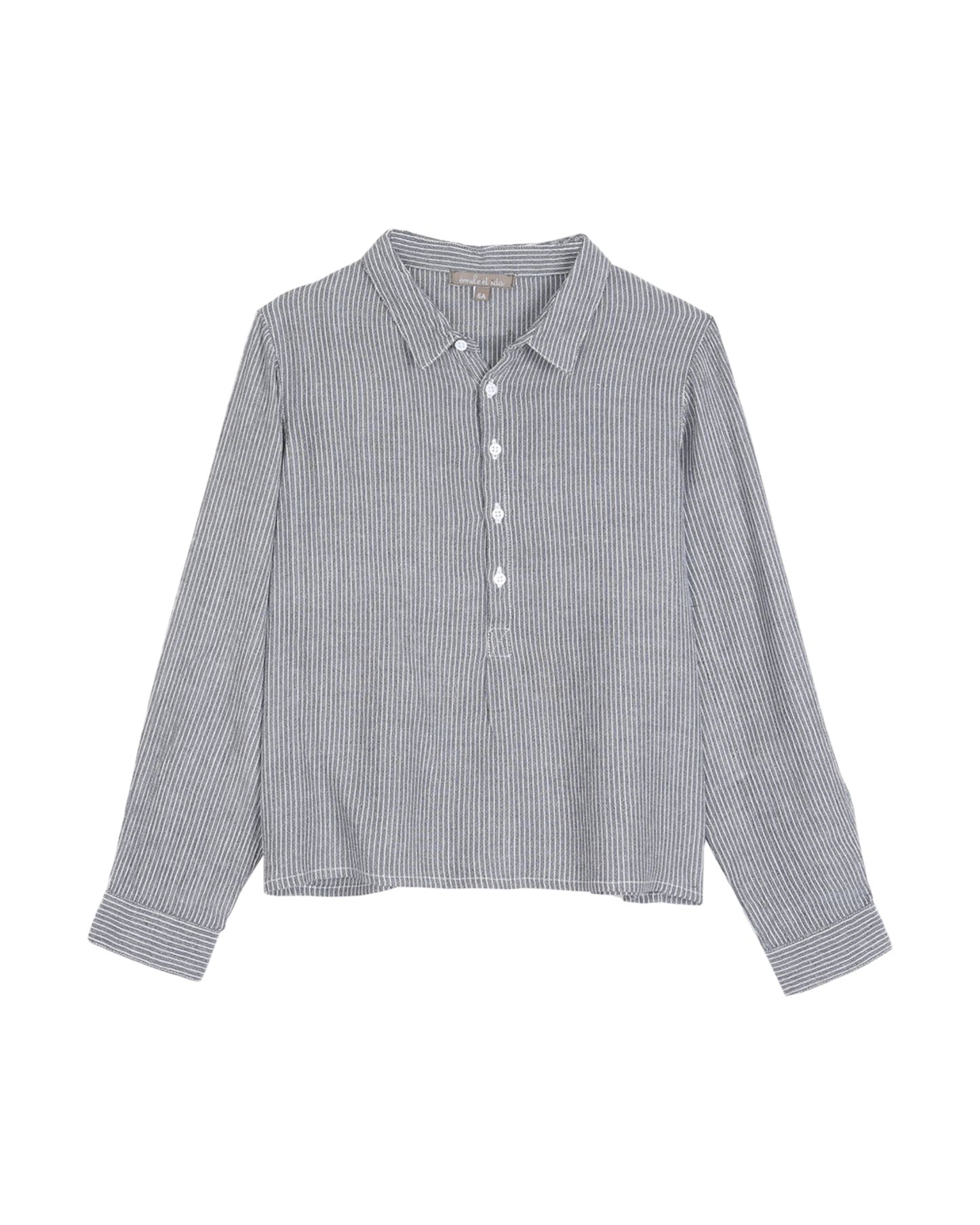 Kurta rayures bleu chiné
