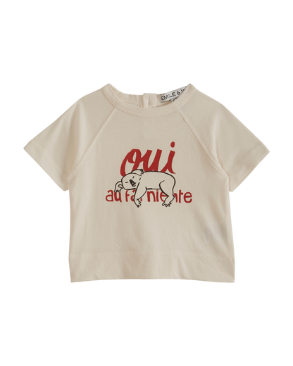 T-shirt koala blanc