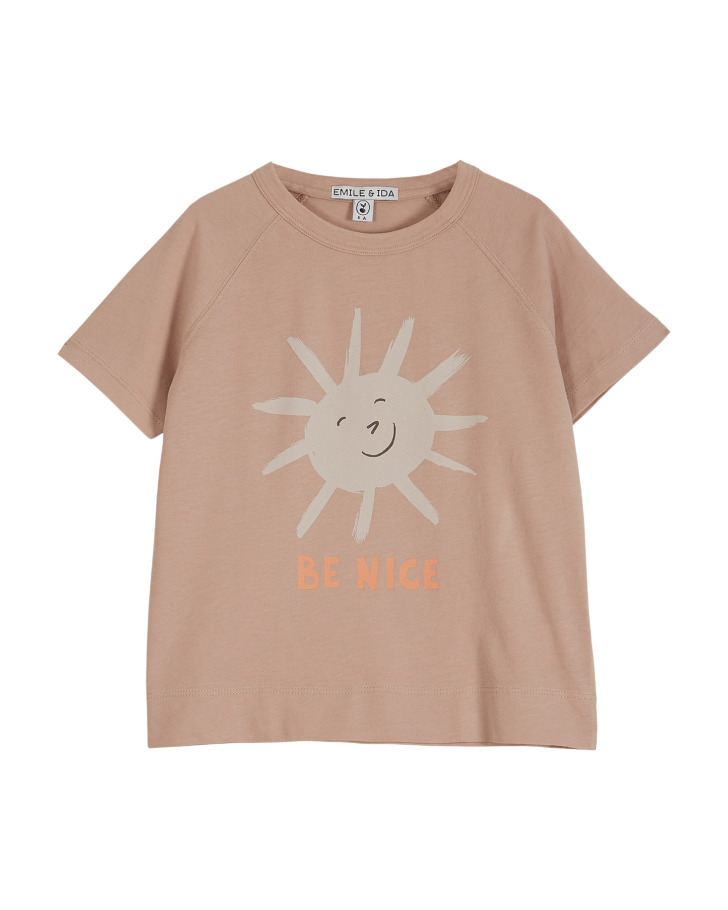 T-shirt Be Nice beige