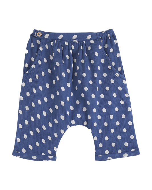 Sarouel à pois bleu