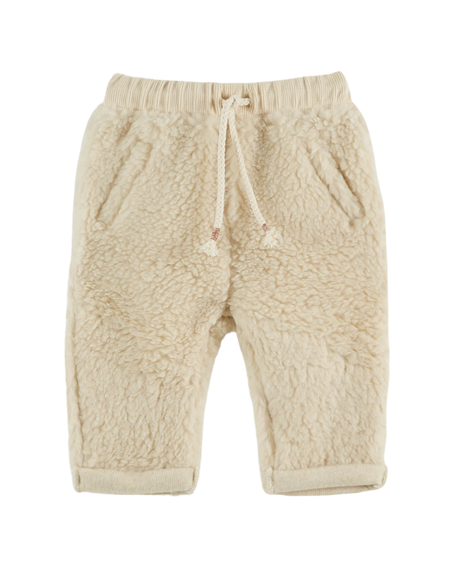 Pantalon sherpa écru