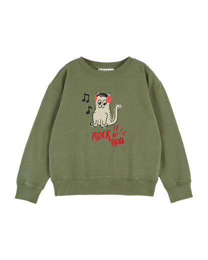 Sweat Rock n'roll coton bio vert