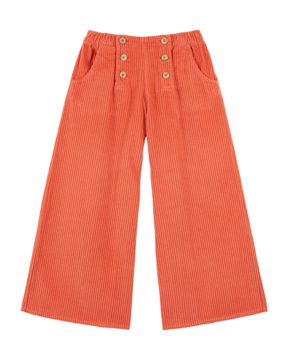 Pantalon velours pastèque