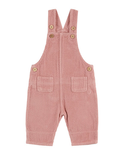 Salopette velours blush