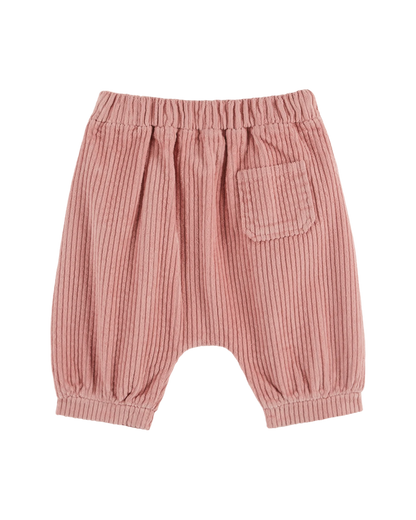 Sarouel velours blush