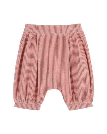 Sarouel velours blush