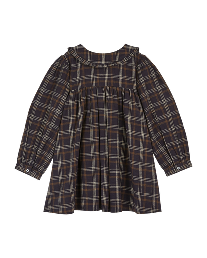 Robe carreaux gavin bitume