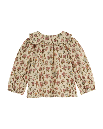 Blouse champêtre écru