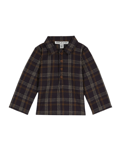 Kurta carreaux gavin bitume