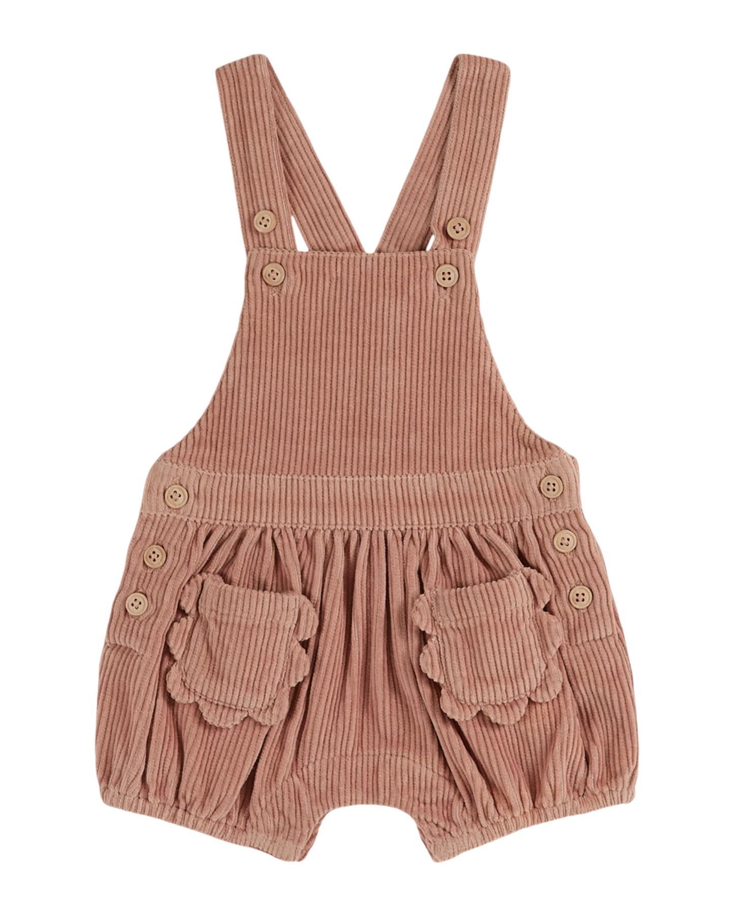 Salopette velours poudre