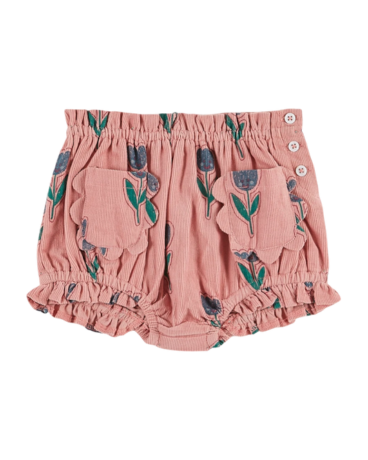 Bloomer velours tulipe blush