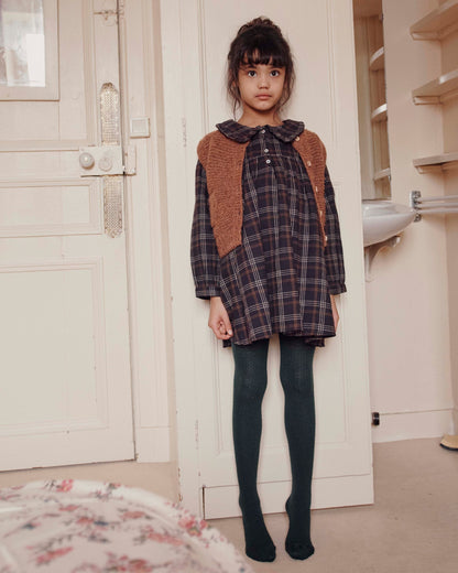Cardigan sans manches moka