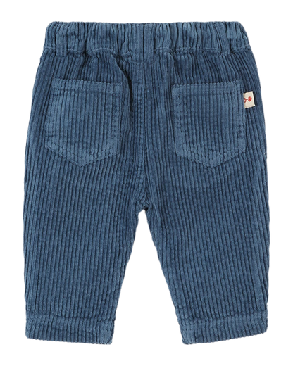 Pantalon velours bleu