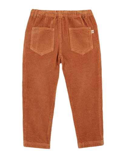 Pantalon velours orange brun