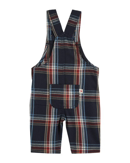 Salopette carreaux denim