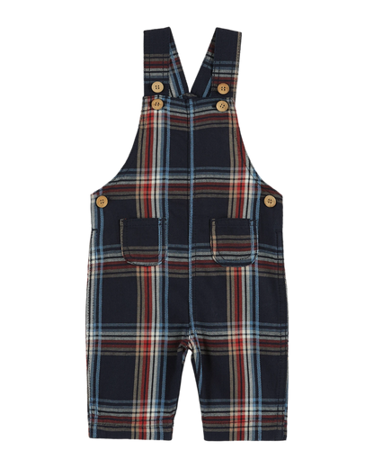 Salopette carreaux denim