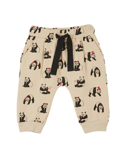 Jogger coton bio panda brioche