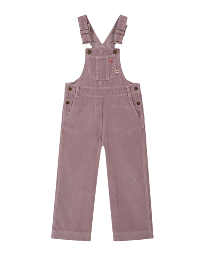 Salopette velours mauve