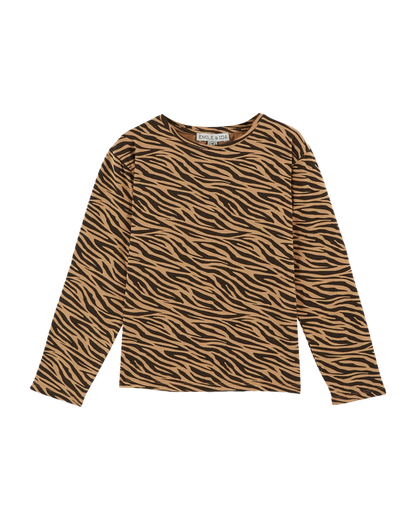 T-shirt coton bio zèbre