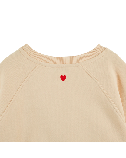 Sweat Liberté coton bio brioche