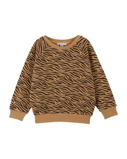Sweat coton bio zèbre