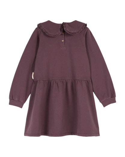 Robe coton et teinture bio violet