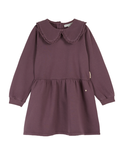 Robe coton et teinture bio violet