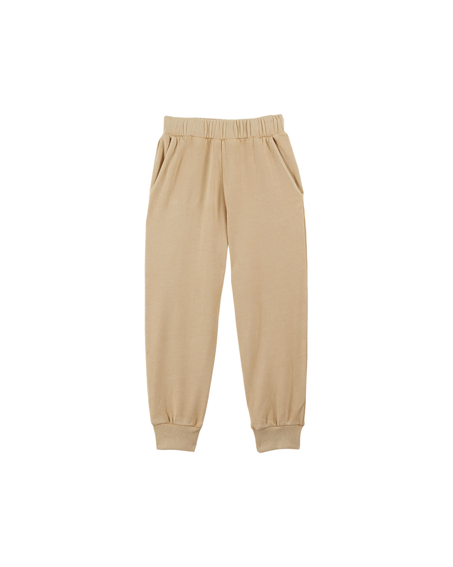 Jogger coton et teinture bio beige