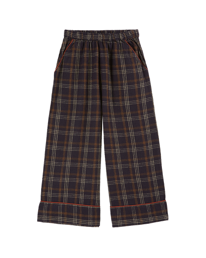 Pyjama enfant carreaux gavin bitume