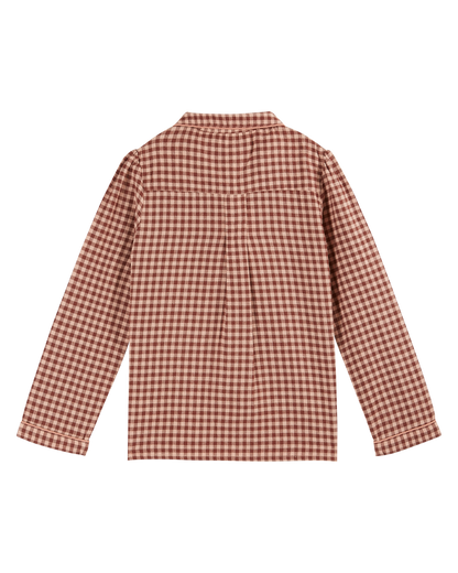 Pyjama enfant vichy rose