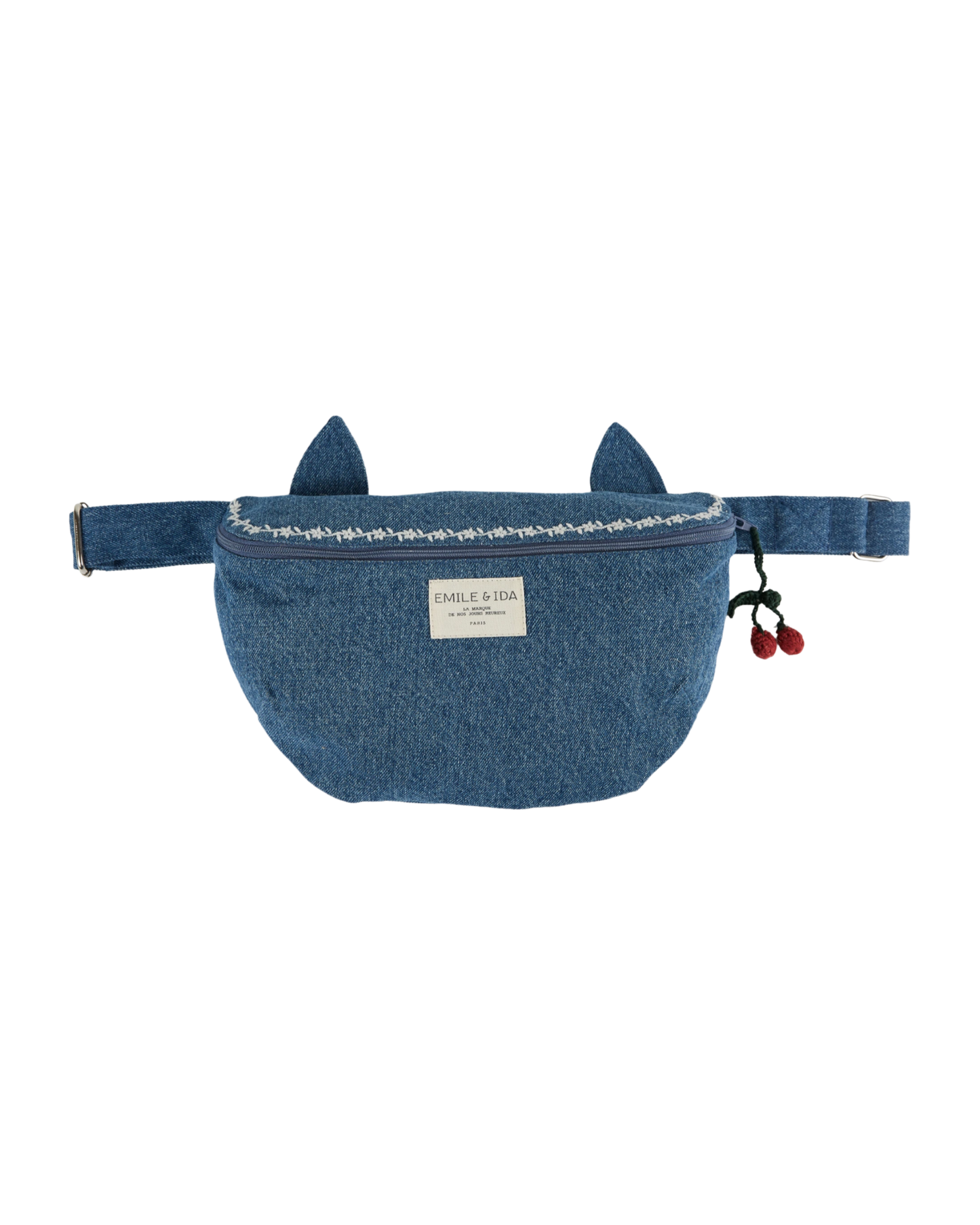 Sac banane chat denim
