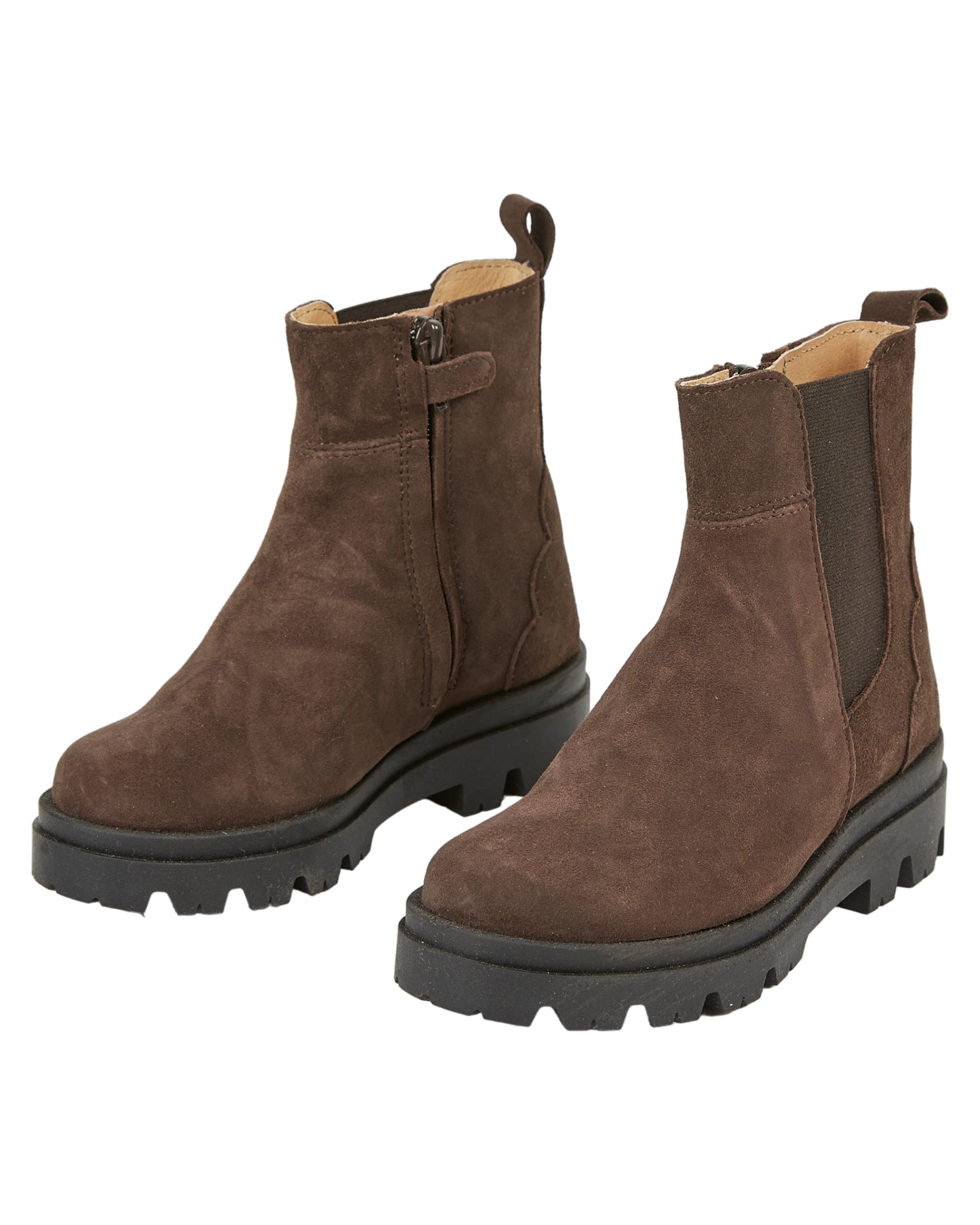 Boots cuir café