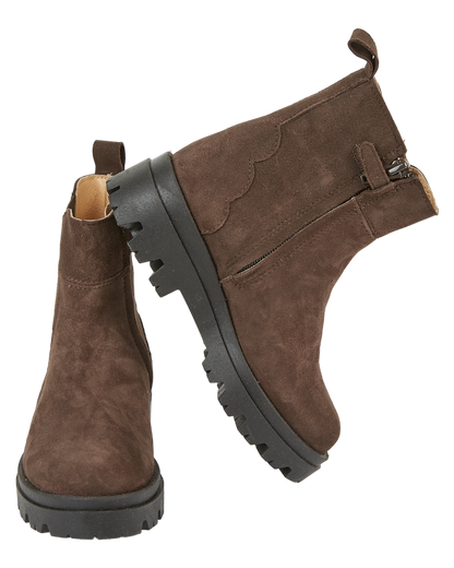 Boots cuir café