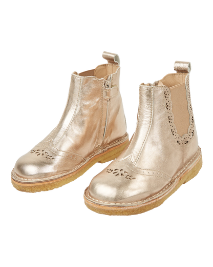 Boots cuir or