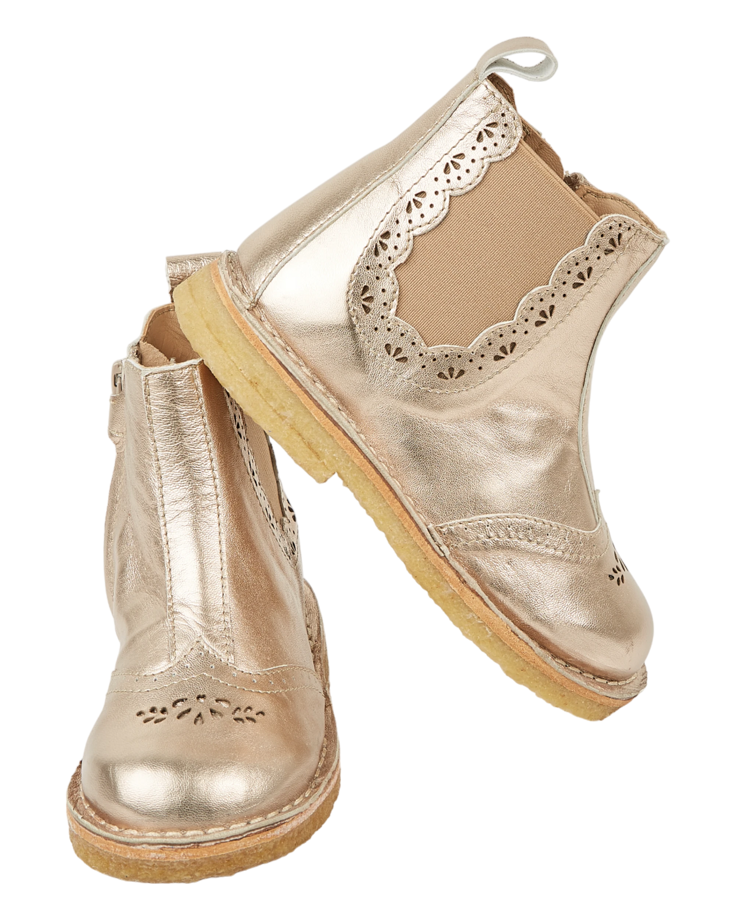 Boots cuir or