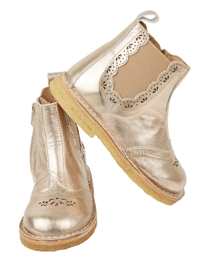 Boots cuir or
