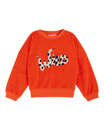 Sweat éponge Wild rouge