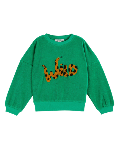 Sweat éponge Wild vert