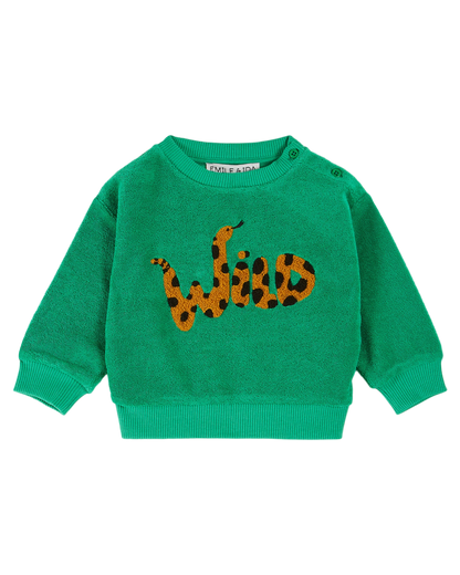 Sweat éponge Wild vert