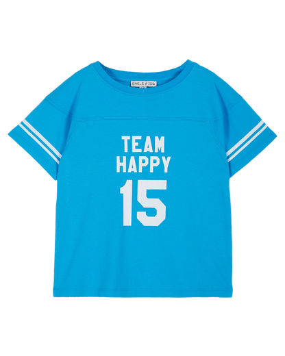 T-shirt coton bio N°15 azure