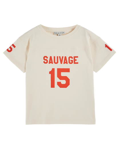 T-shirt coton bio N°15 crème