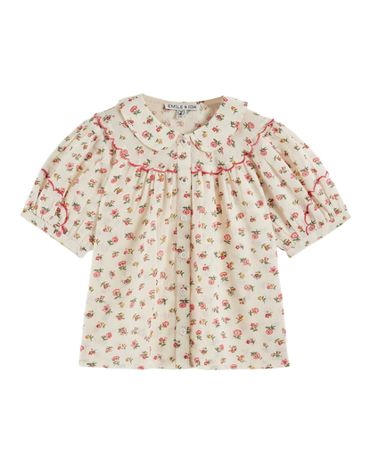 Blouse festonnée floresco