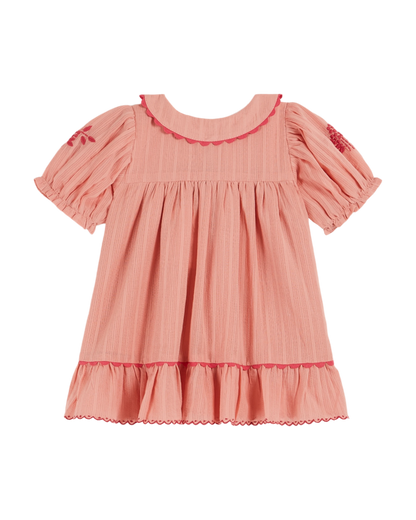 Robe brodée festonnée blossom