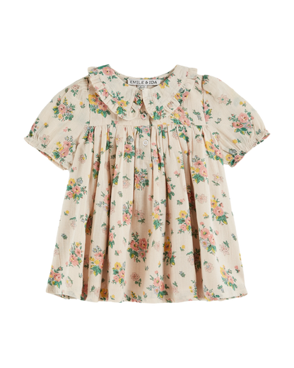 Robe ample printemps rose