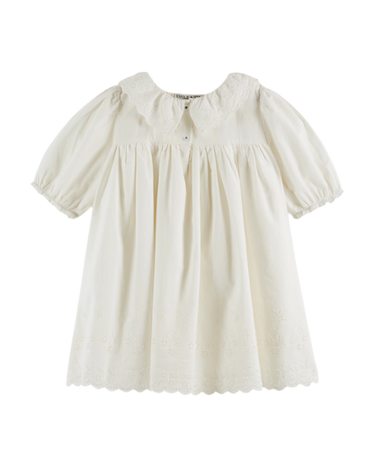 Robe broderie anglaise blanc