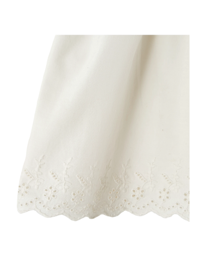 Robe broderie anglaise blanc