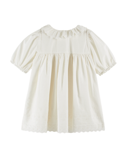 Robe broderie anglaise blanc