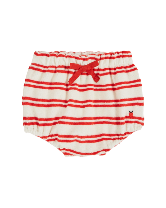 Bloomer éponge rayures rouge