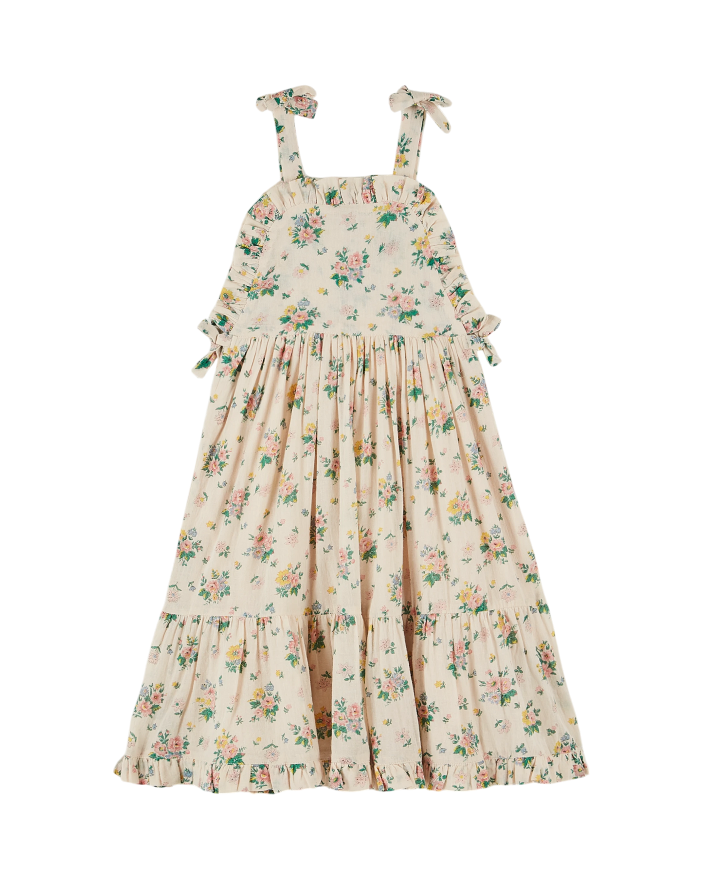 Robe longue printemps rose
