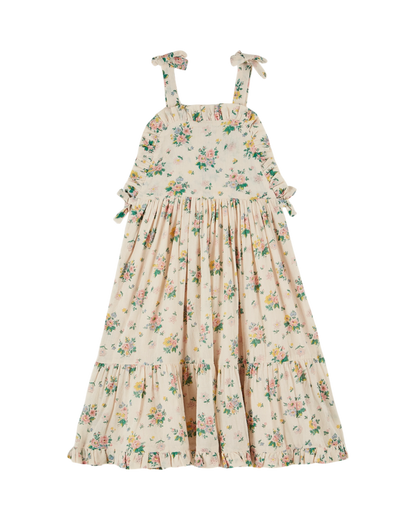 Robe longue printemps rose